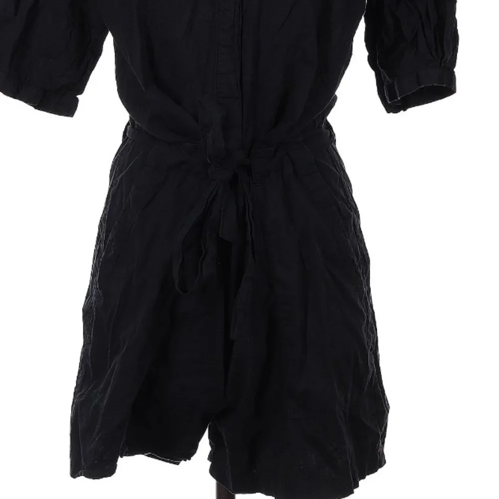 Xirena 100% Cotton Poplin Grady Romper Lightweight Relaxed Minimalist Size XS